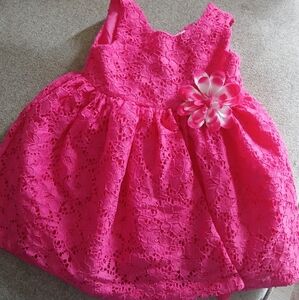 cute pink dress size 12m